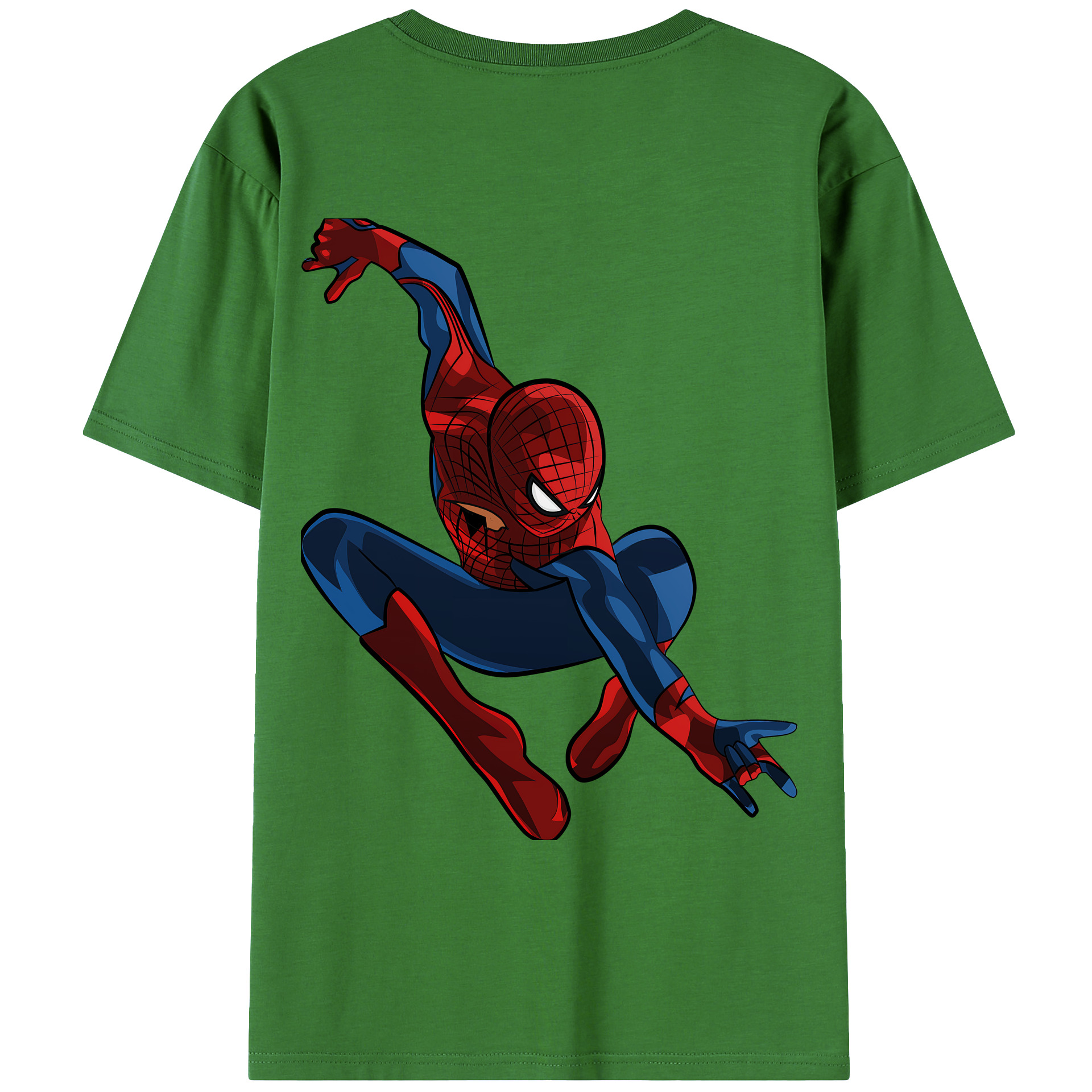 （画像用） Spider Man スパイダーマン レディース半袖Tシャツ(バックプリント)